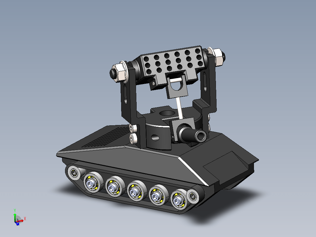 tank-mounted简易坦克
