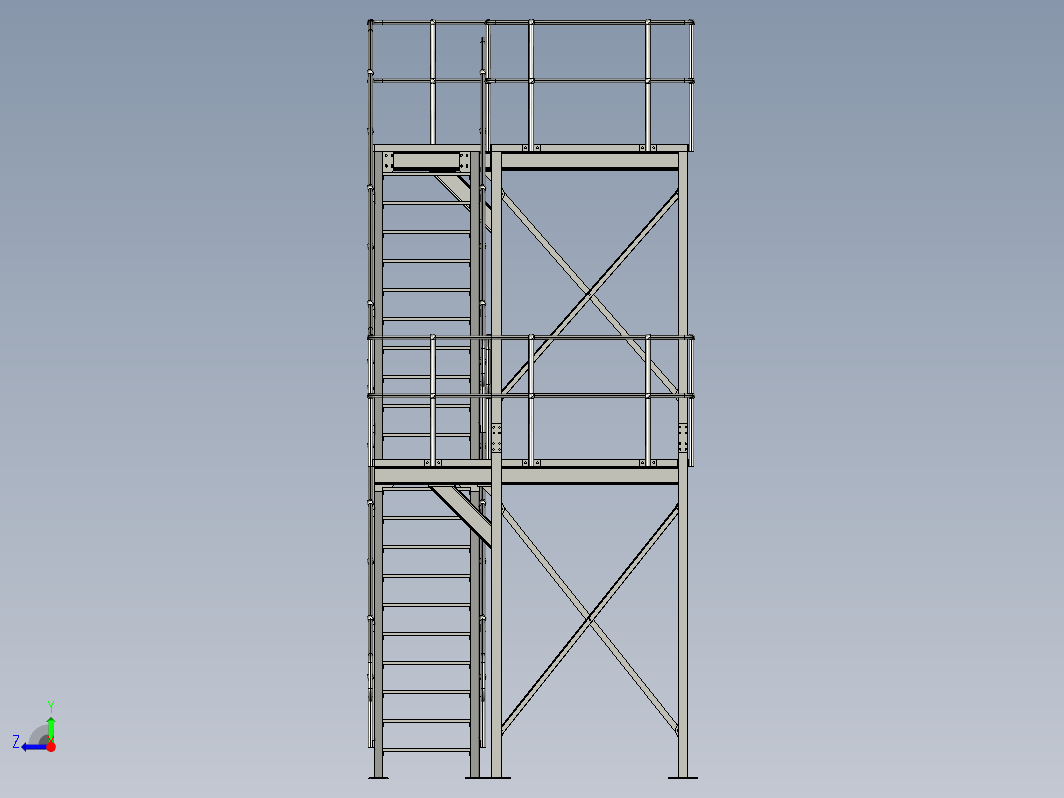 二层钢结构平台 ACCESS PLATFORM