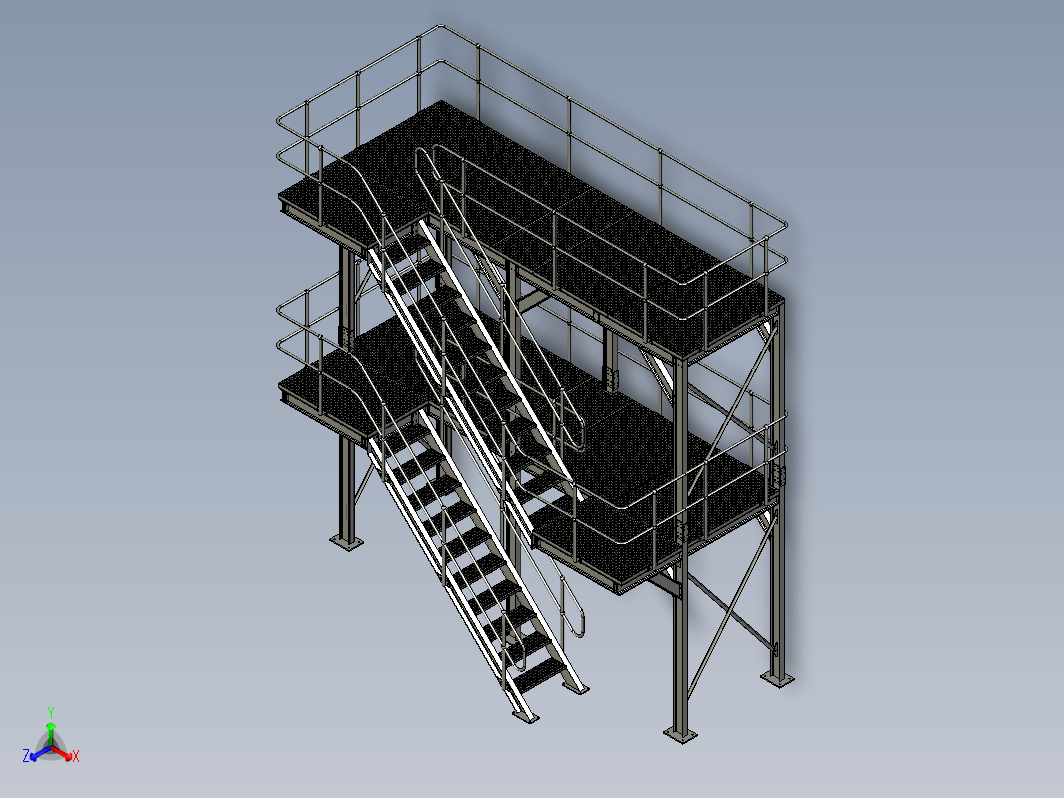 二层钢结构平台 ACCESS PLATFORM