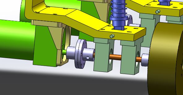 麦克纳姆轮底盘机器人减震车设计(图+程序+说明书+视频)