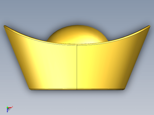 金元宝3D模型缩略图