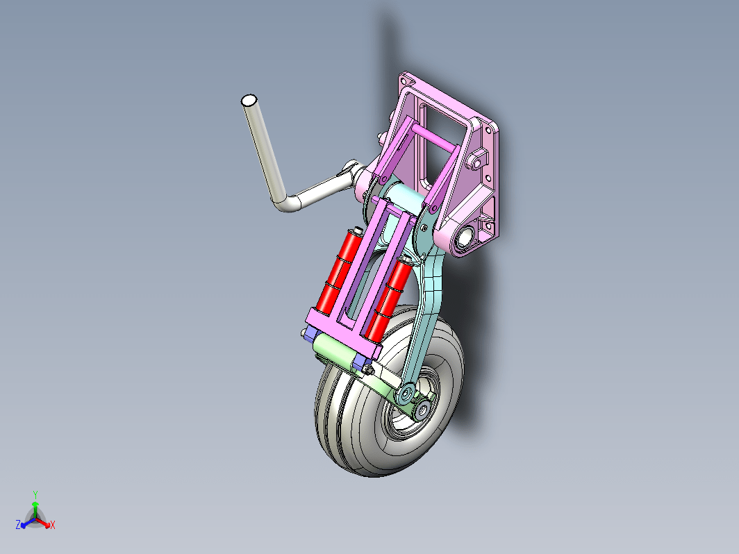 超飞FOURNIER RF-4固定翼飞机起落架