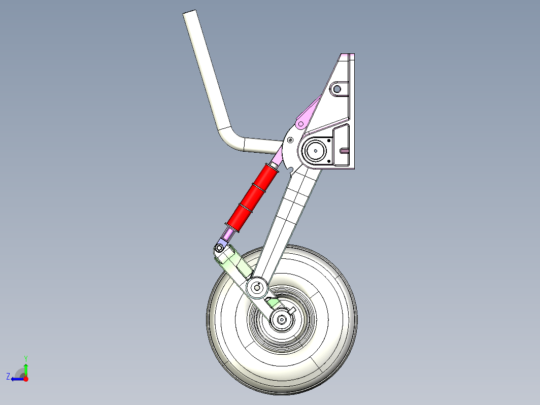 超飞FOURNIER RF-4固定翼飞机起落架