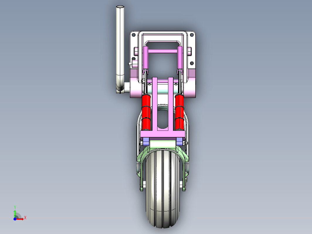 超飞FOURNIER RF-4固定翼飞机起落架