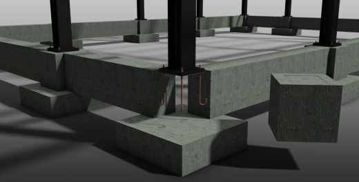 Warehouse for crane吊机仓库结构