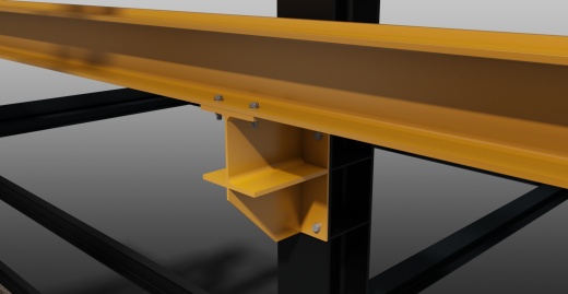 Warehouse for crane吊机仓库结构缩略图