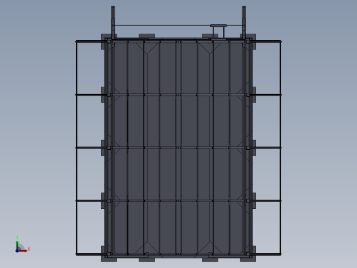 Warehouse for crane吊机仓库结构缩略图