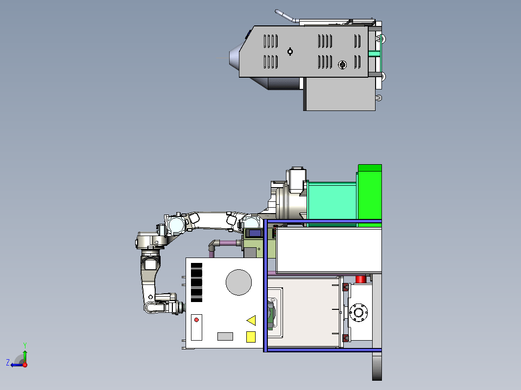 拼接管件的机械手自动化焊接作业