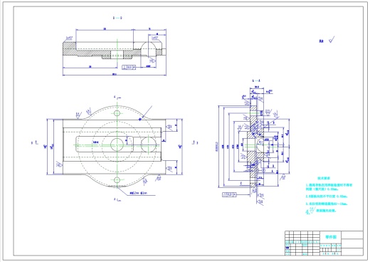CA6140型普通车床的刀架中部工艺及夹具设计+CAD+说明书缩略图