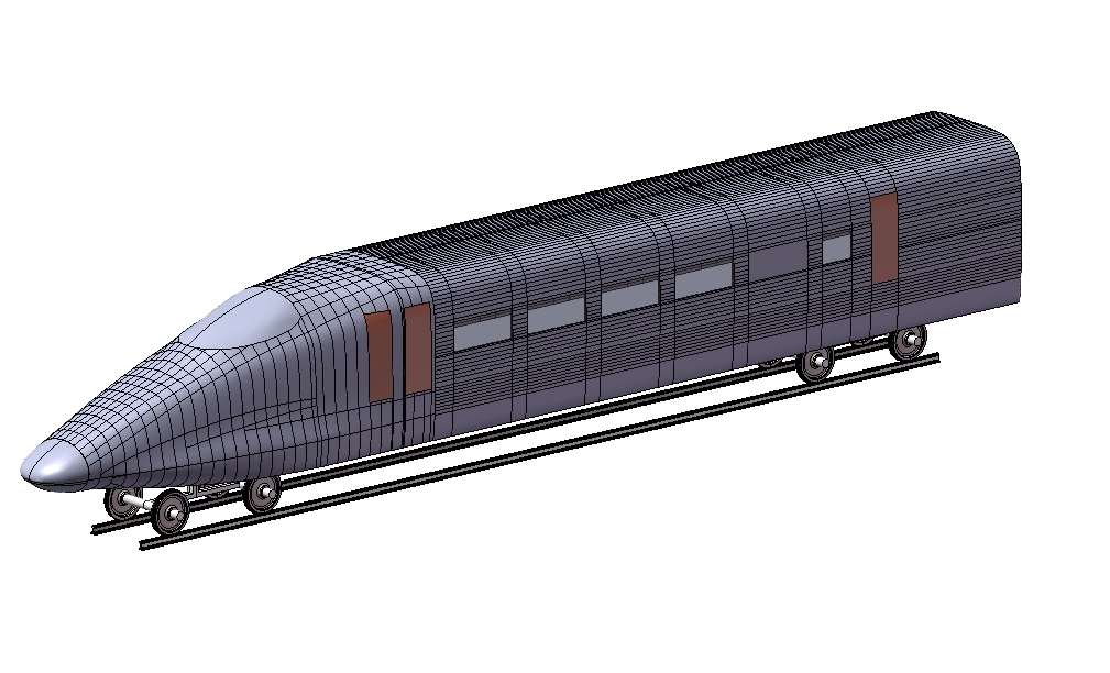 CRH2动车组头车