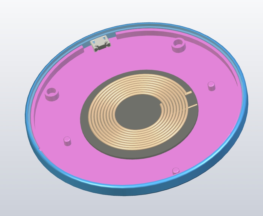 手机无线充电器结构设计