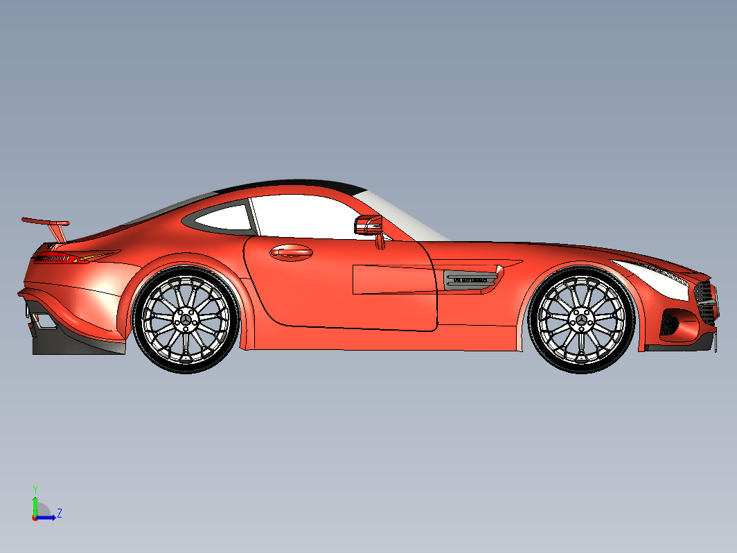 Mercedes-Benz AMG GT轿车车壳