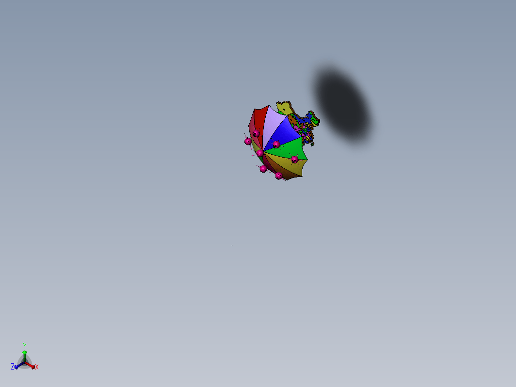 中国地图3D模型