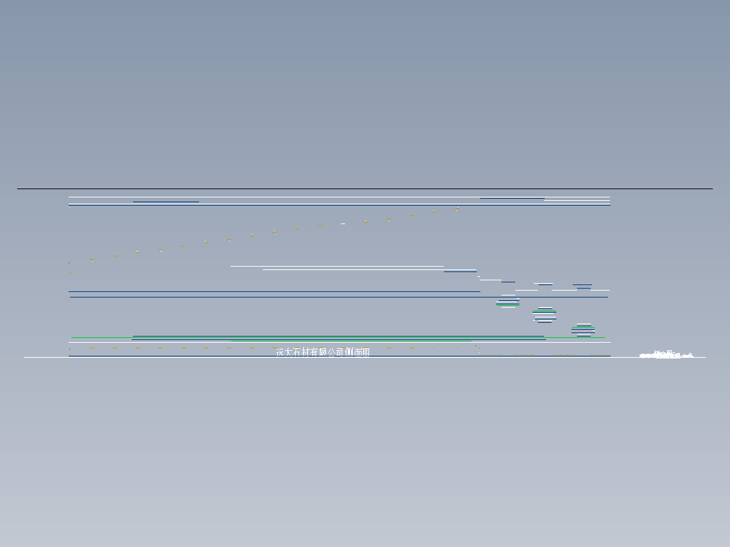 福建远达石材公司钢结构设计CAD