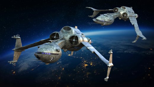 宇宙飞船 Decloaking P-Rangga