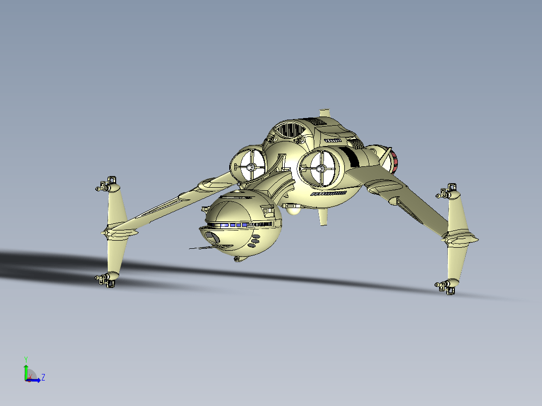 宇宙飞船 Decloaking P-Rangga