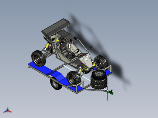 kart-cross carretinha卡丁车及其拖车缩略图