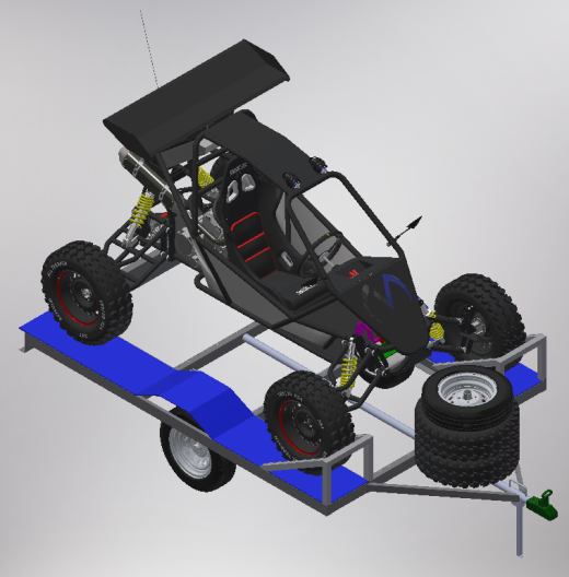 kart-cross carretinha卡丁车及其拖车缩略图