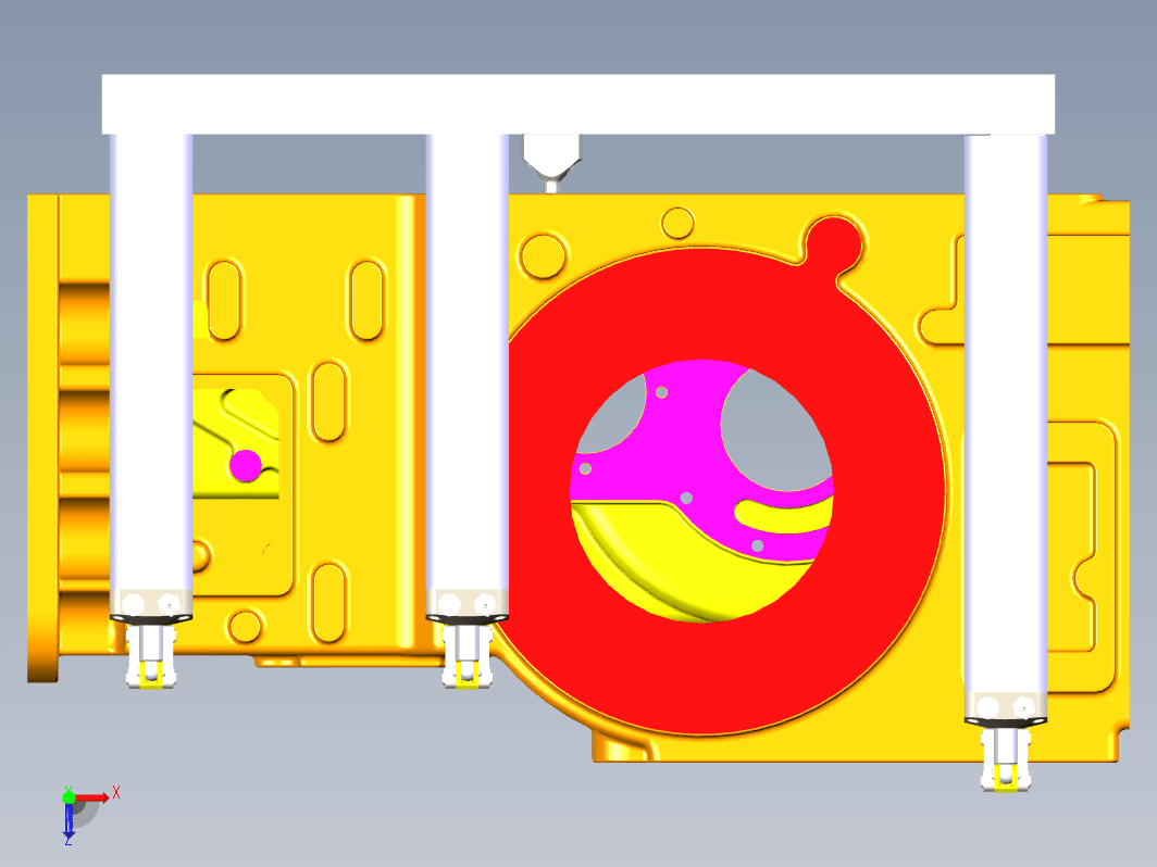 TF传动箱-卧加夹具组装图