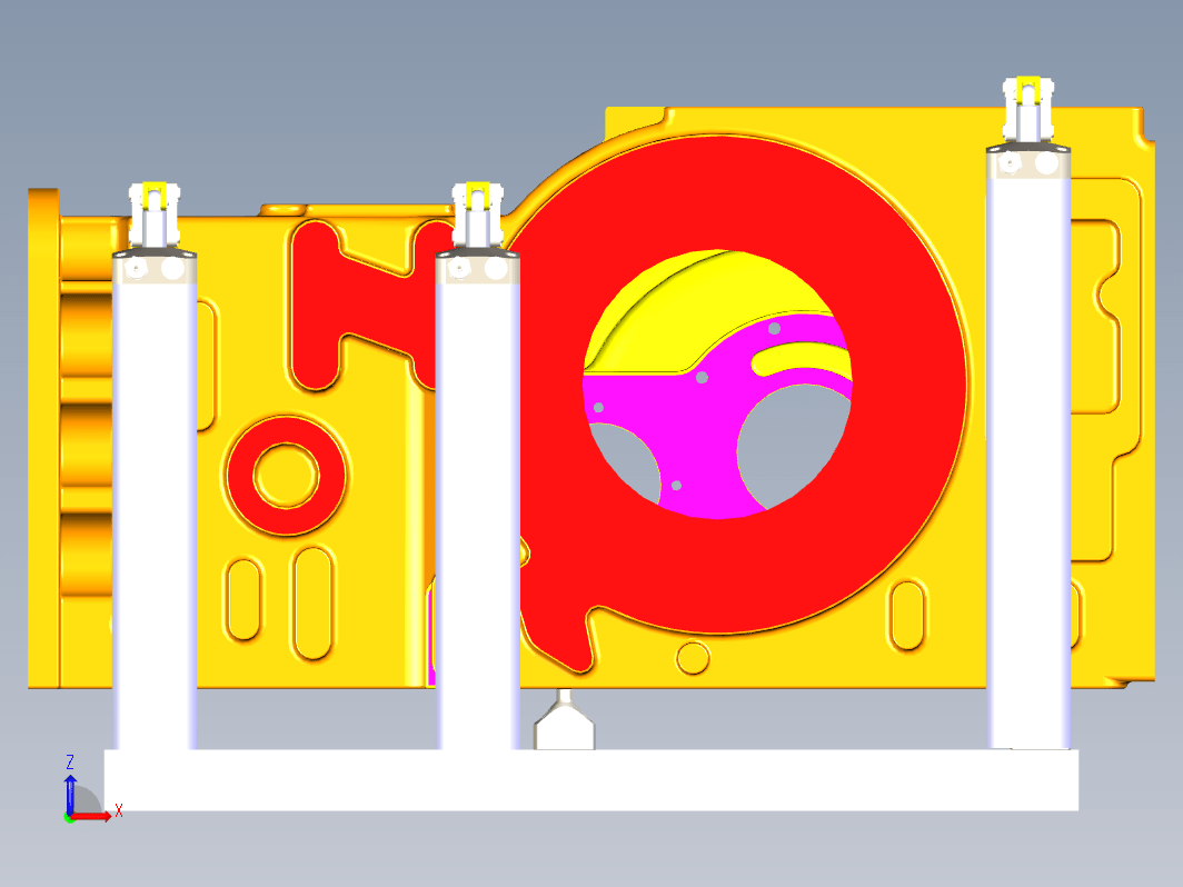 TF传动箱-卧加夹具组装图