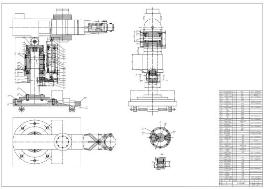 液压上下料机械手设计+CAD+说明缩略图