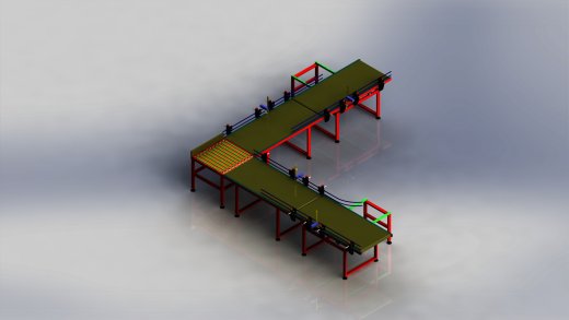 纸箱喷墨打印输送线（90度转角输送机）缩略图