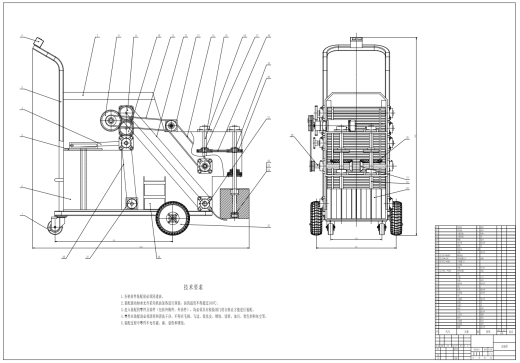 城市道路落叶清扫机三维SW2019无参+CAD+说明缩略图
