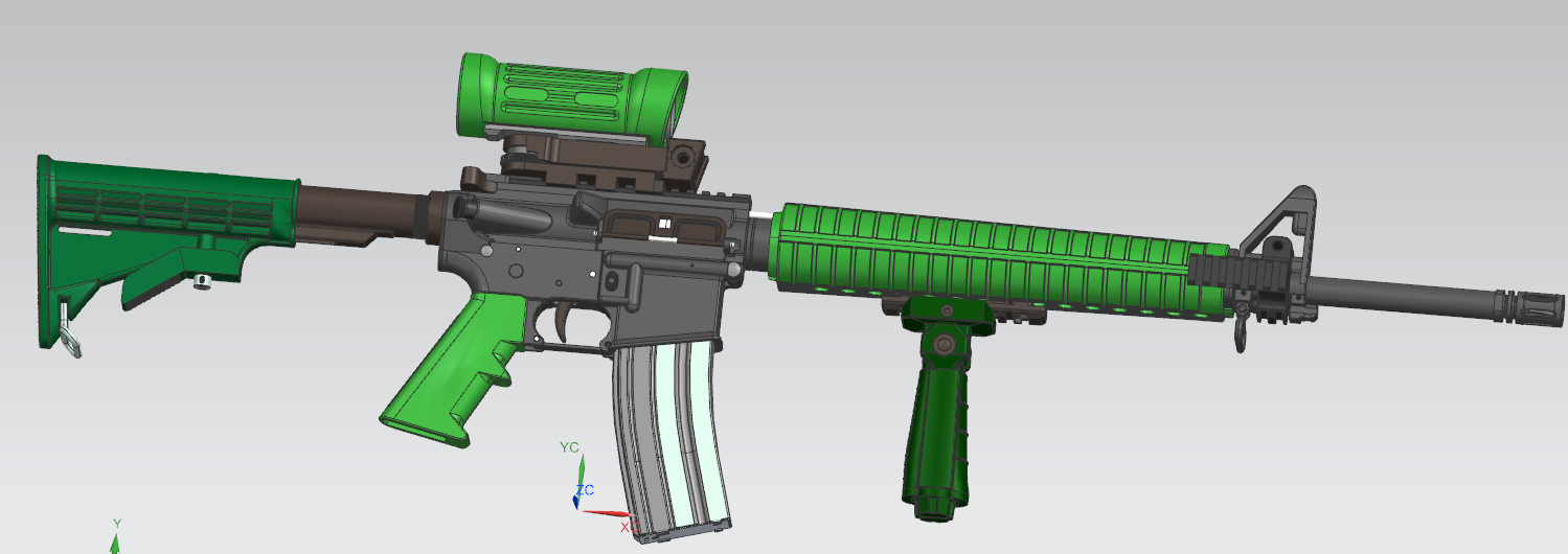 加拿大-C7A2 玩具枪模型