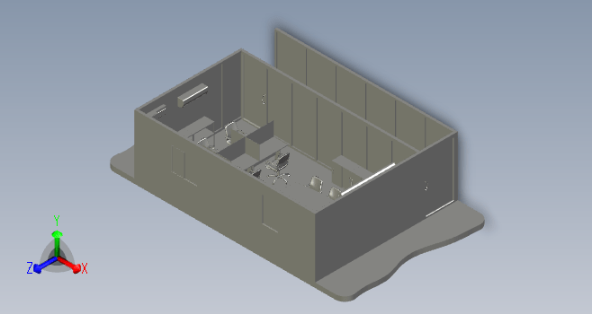 F0171-办公室模型图