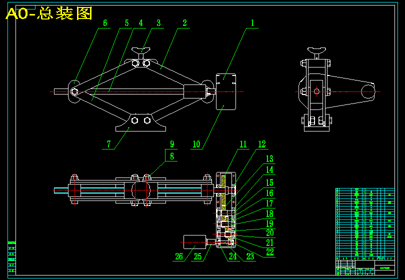 电动式螺旋千斤顶的设计三维SW2011带参+CAD+说明书