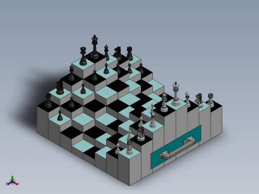 立体国际象棋棋盘缩略图