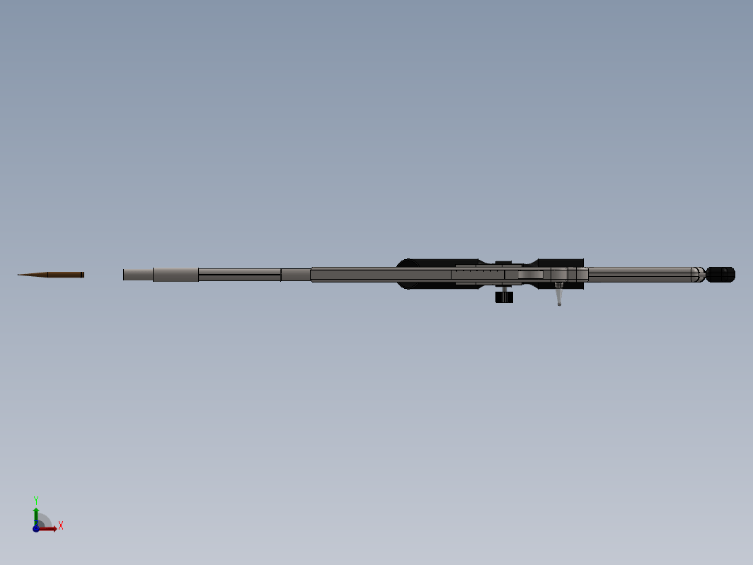 M24枪3D逼真模型