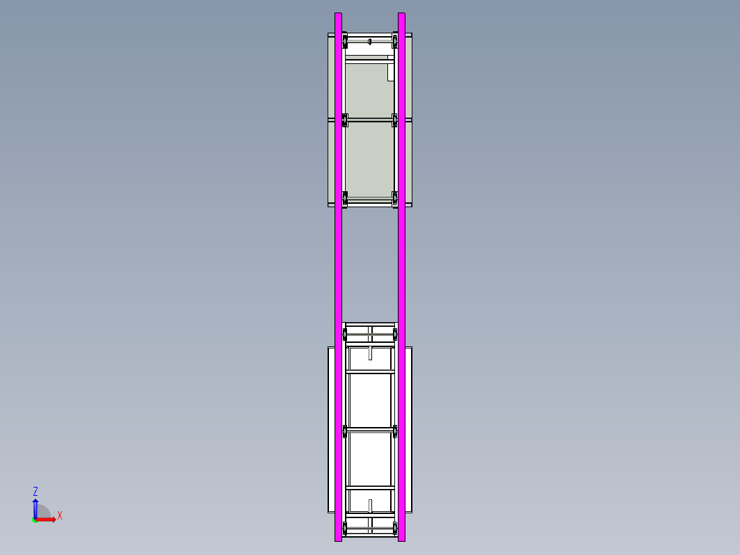 铁轨送料小车