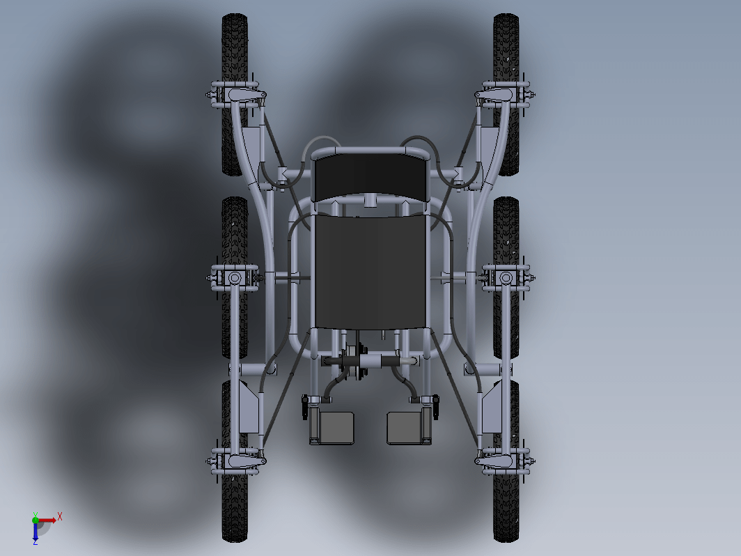 悬架轮椅 6x6 Wheelchair