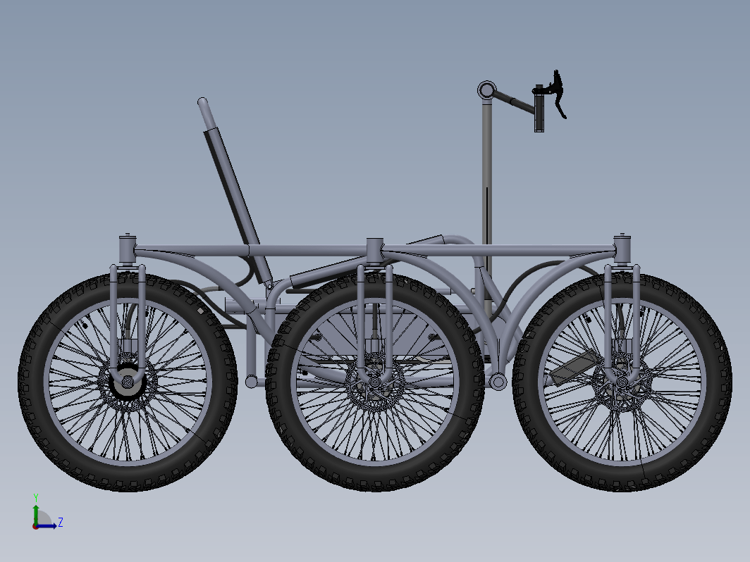 悬架轮椅 6x6 Wheelchair