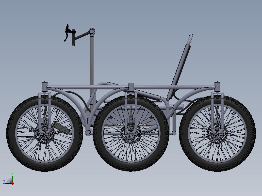 悬架轮椅 6x6 Wheelchair