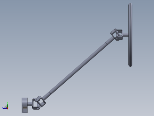 SOLIDWORKS 中的转向机构缩略图