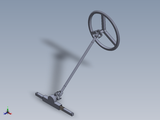 SOLIDWORKS 中的转向机构缩略图