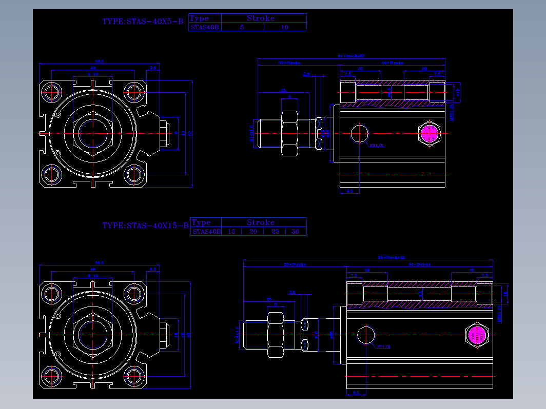 SDA气缸 83-STA-40-SW