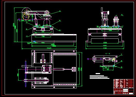 棒料切割机设计 CAD+说明书