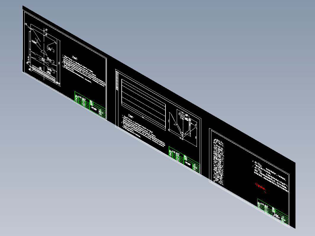 UASB三相分离器AB型设计图纸