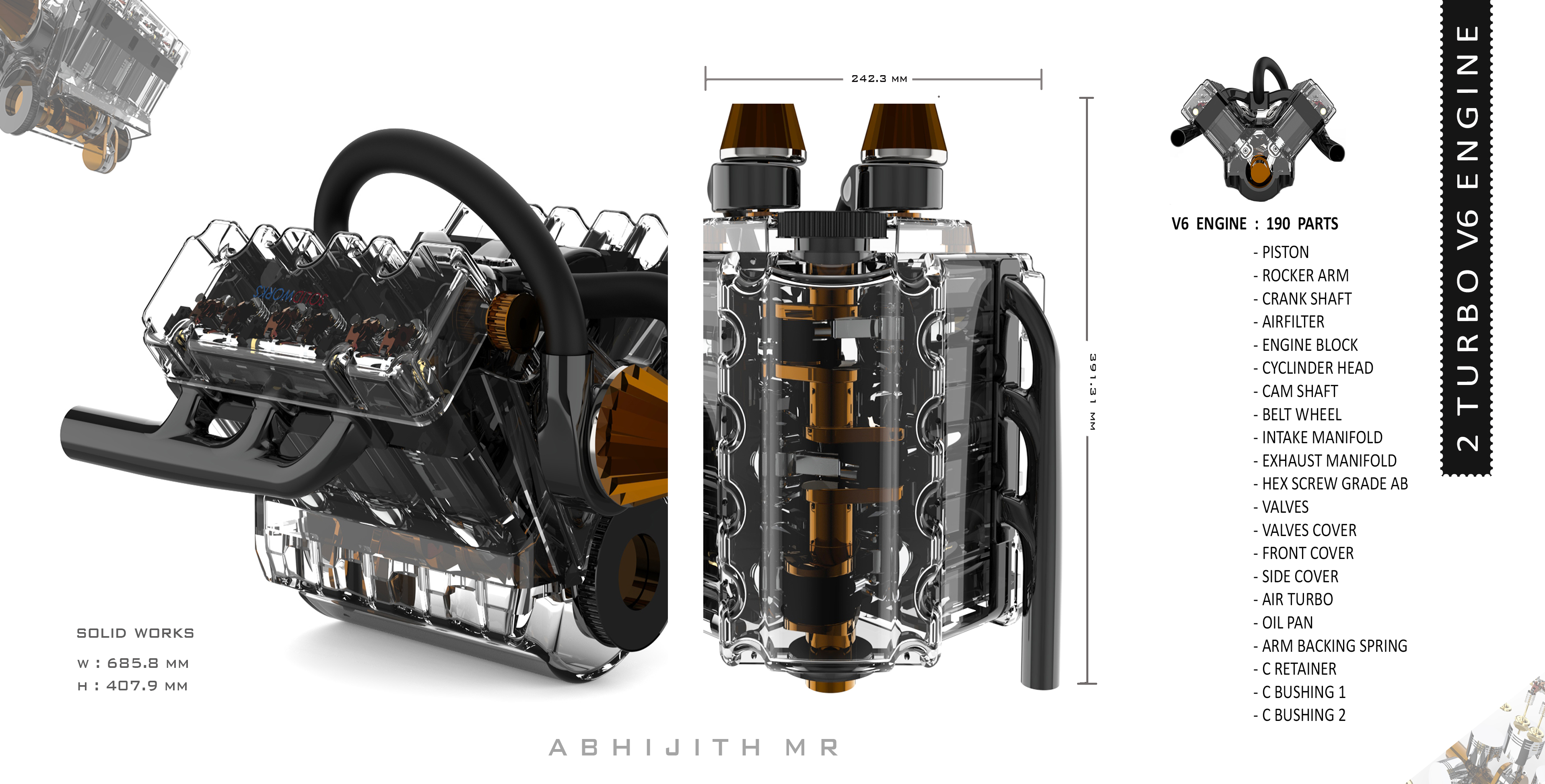 3.5升 2 Turbo V6六缸发动机