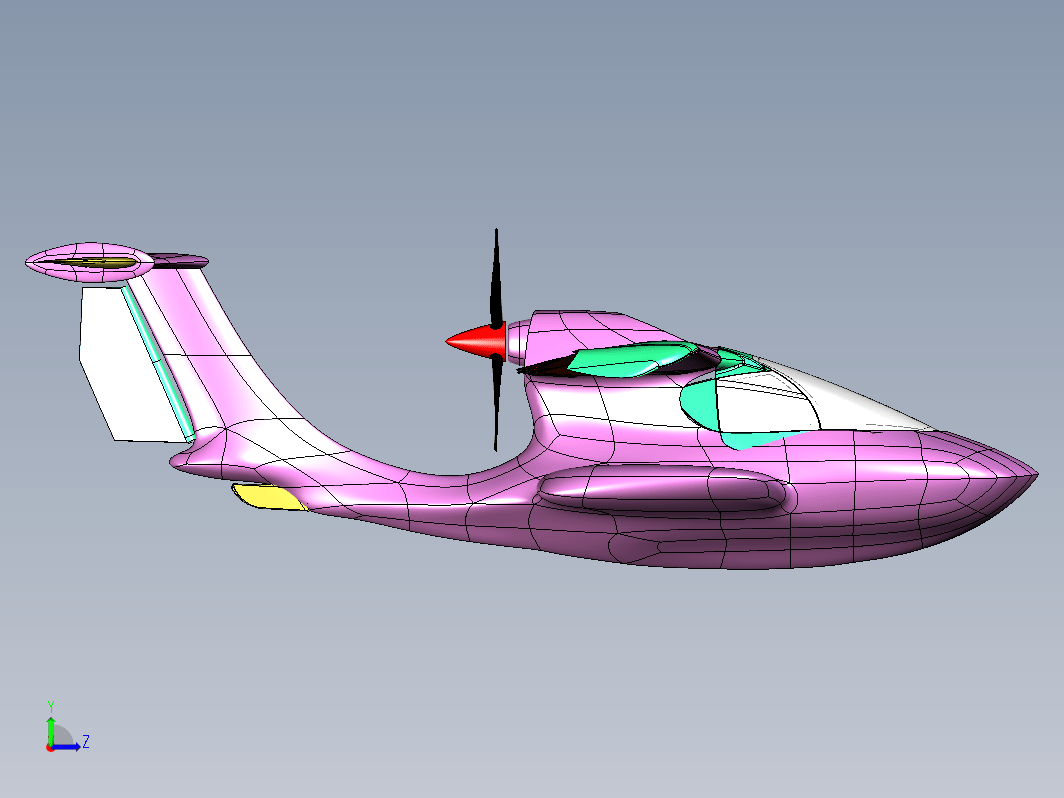 con-a5飞机造型