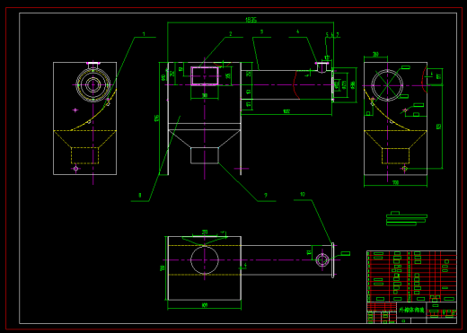 单轴面筋脱水机设计 CAD+设计说明书缩略图