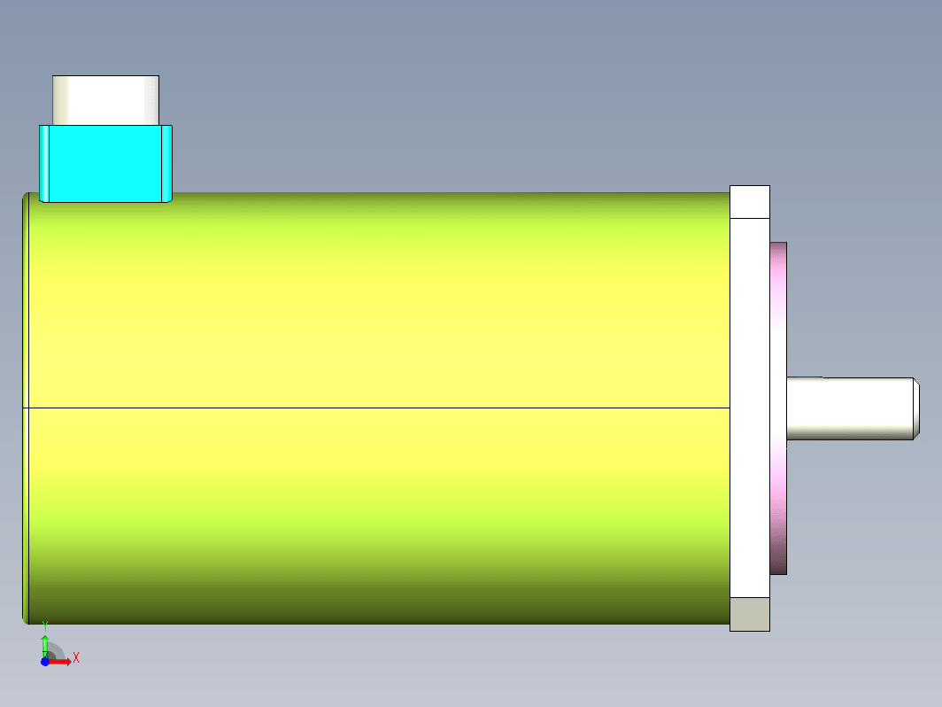 YK31323A  130mm三相步进电机（3D）