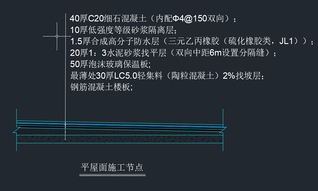 屋面防水做法