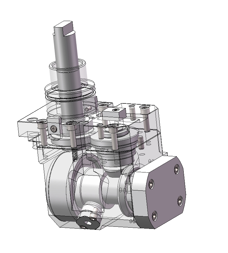 CAPTO C4九十度动力刀座三维SW2021带参