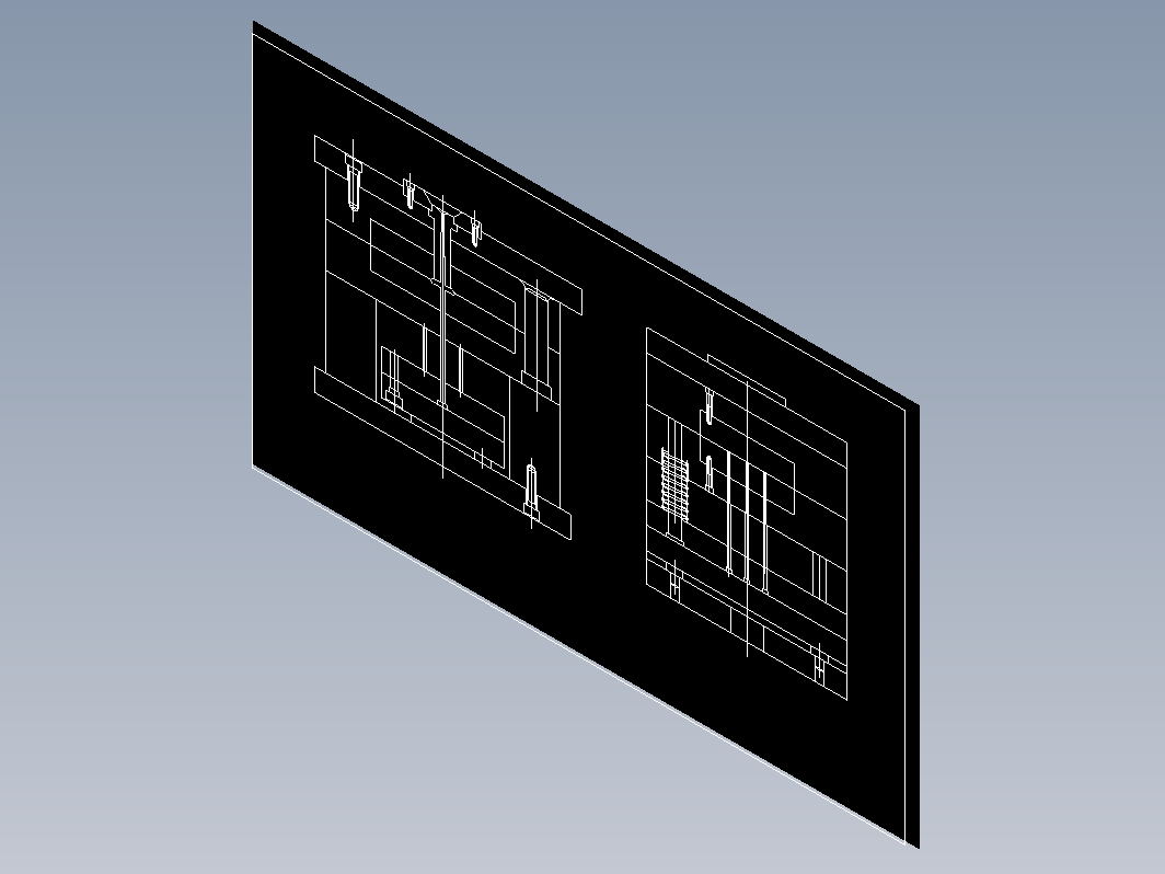 模具加工外壳二维图纸