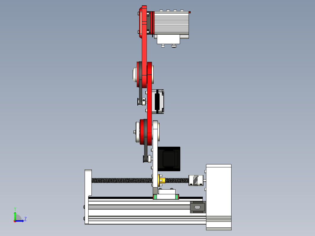 多轴机械臂结构 Scara laser engraver