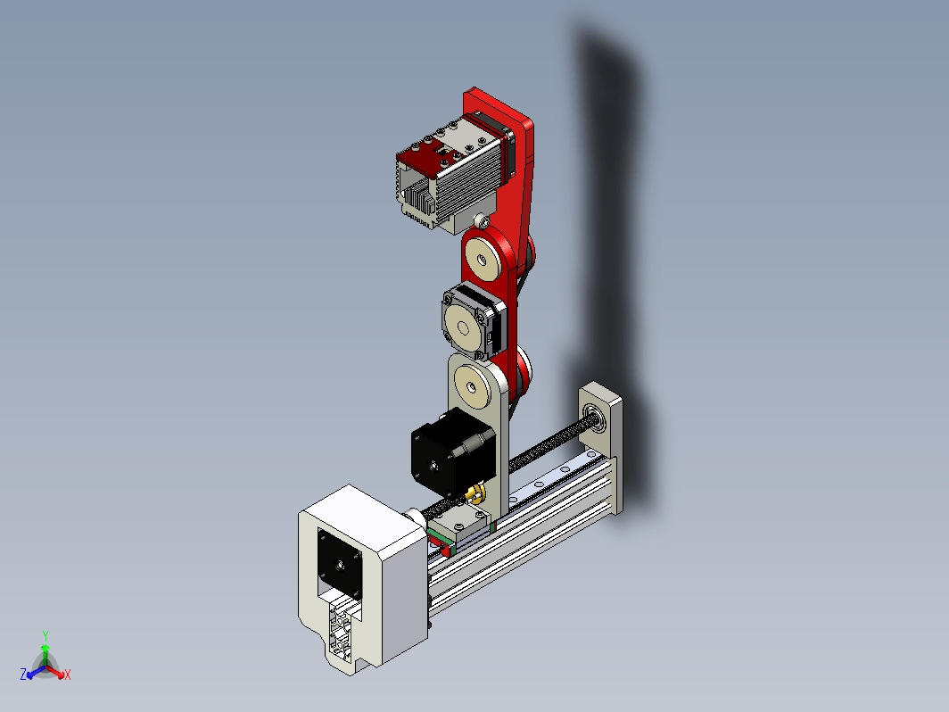 多轴机械臂结构 Scara laser engraver